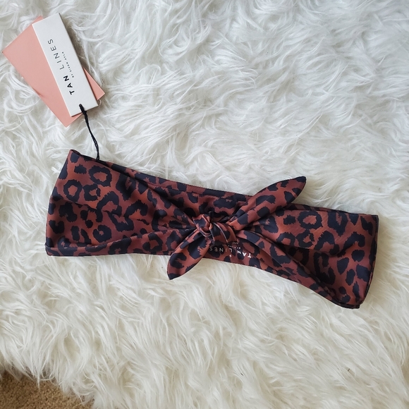 SOLD OUT Tan Lines by Sivan Ayla Leopard bandeau - Picture 4 of 5